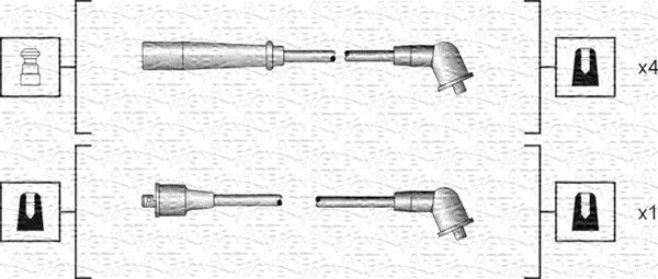 MAGNETI MARELLI Sytytysjohtosarja 941318111185